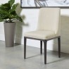 Sunpan Elisa Dining Chair in Grey Oak - Dazzle Cream - Lifestyle
