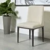 Sunpan Elisa Dining Chair in Grey Oak - Dazzle Cream - Lifestyle - Sunpan Elisa Dining Chair in Grey Oak - Dazzle Cream - Lifestyle
