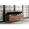 Crawford and Burke Tyrone Acacia Wood 46-inch Storage Bench, Lifestyle