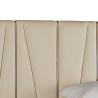Sunpan Gayla Bed King - Antonio Porcelain - Closeup Top Angle