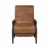 Sunpan Tariq Recliner - Tobacco Tan - Front Angle - Sunpan Tariq Recliner - Tobacco Tan - Front Angle