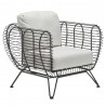 Woodard Latitude Lounge Chair - Angled and Zoomed