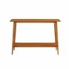 Greenington Antares Console Table, Amber - Front Angle - Greenington Antares Console Table, Amber - Front Angle