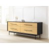 Greenington Santa Cruz 4 Drawer Double Dresser, Wheat - Lifestyle