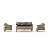 Anderson Teak Toscana 4-pc Deep Seating Set 