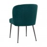 Sunpan Ivana Dining Chair in Soho Teal - Back Side Angle