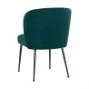 Sunpan Ivana Dining Chair in Soho Teal - Back Side Angle - Sunpan Ivana Dining Chair in Soho Teal - Back Side Angle