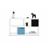 TemaHome Berlin Console in Pure White - Front with Contents - TemaHome Berlin Console in Pure White - Front with Contents