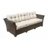 Hospitality Rattan Patio Fiji Sofa with Cushions - Hospitality Rattan Patio Fiji Sofa with Cushions