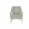 Alpine Furniture Rebecca Leisure Chair in Grey - Front - Alpine Furniture Rebecca Leisure Chair in Grey - Front