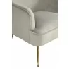 Alpine Furniture Rebecca Leisure Chair in Grey - Leg Close-up - Alpine Furniture Rebecca Leisure Chair in Grey - Leg Close-up