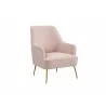 Alpine Furniture Rebecca Leisure Chair in Pink - Angled - Alpine Furniture Rebecca Leisure Chair in Pink - Angled