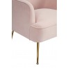 Alpine Furniture Rebecca Leisure Chair in Pink - Leg Close-up