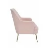 Alpine Furniture Rebecca Leisure Chair in Pink - Side - Alpine Furniture Rebecca Leisure Chair in Pink - Side