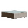 Hospitality Rattan Patio Rubix Coffee Table with Glass 001