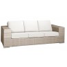 Hospitality Rattan Patio Rubix Sofa with Cushion 001