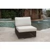 Hospitality Rattan Patio Soho Modular Armless Chair - Hospitality Rattan Patio Soho Modular Armless Chair