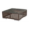 Hospitality Rattan Patio Soho Coffee Table with Glass 001