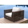 Hospitality Rattan Patio Soho Lounge Chair with Cushion