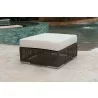 Hospitality Rattan Patio Soho Ottoman with Cushion - Hospitality Rattan Patio Soho Ottoman with Cushion