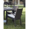 Hospitality Rattan Patio Soho Stackable Armchair