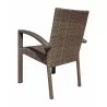 Hospitality Rattan Patio Soho Stackable Armchair Back View - Hospitality Rattan Patio Soho Stackable Armchair Back View