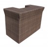 Hospitality Rattan Patio Soho Bar with Glass 002