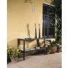 Hospitality Rattan Patio Soho Console with Glass