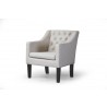 Baxton Studio Brittany Club Chair - Angled
