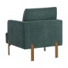Sunpan Lorilyn Lounge Chair - Danny Sage Green - Back Side Angle