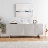 Whiteline Modern Living Paul Buffet With 5mm Pure Tempered Grey/White Glass Top - Lifestyle
