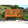 Modern Patio Outdoor 2-Seater Marley Bench