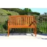 Modern Patio Outdoor 2-Seater Marley Bench - Modern Patio Outdoor 2-Seater Marley Bench