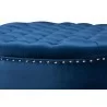 Baxton Studio Iglehart Modern and Contemporary Royal Blue Velvet Fabric Upholstered Tufted Cocktail Ottoman - Edge - Baxton Studio Iglehart Modern and Contemporary Royal Blue Velvet Fabric Upholstered Tufted Cocktail Ottoman - Edge