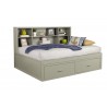 Alpine Furniture Royce Full Bed, Grey - Lifestyle
