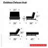 Innovation Living Dublexo Deluxe Chair - Diagram