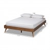 Baxton Studio Lissette Wood Platform Bed Frame - Full