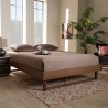  Baxton Studio Liliya Wood Platform Bed Frame