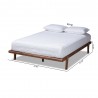 Baxton Studio Kaia Platform Bed Frame - King