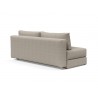 Innovation Living Osvald Sofa Bed - Kenya Gravel - Back Angled