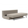 Innovation Living Osvald Sofa Bed - Kenya Gravel - Angled Semi Folded