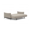 Innovation Living Malloy Sofa Bed - Kenya Gravel - Fully Folded Angled View