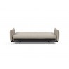 Innovation Living Malloy Sofa Bed - Kenya Gravel - Front Fully Folded