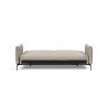 Innovation Living Malloy Sofa Bed - Kenya Gravel - Front Fully Folded