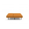 Innovation Living Conlix Sofa Bed Smoked Oak - Mozart Masala - Fully Folded Side View