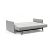 Innovation Living Muito Sofa Bed - Micro Check Grey - Fron Leg Folded