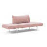  Innovation Living Zeal Straw Daybed - Vivus Dusty Coral - Angled Fully Folded