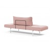  Innovation Living Zeal Straw Daybed - Vivus Dusty Coral - Back Fully Folded