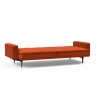 Innovation Living Dublexo Sofa With Arms in Elegance Paprika - Angled and Folded