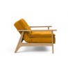 Innovation Living Dublexo Frej Chair Oak - Elegance Burned Curry - Side Semi Folded